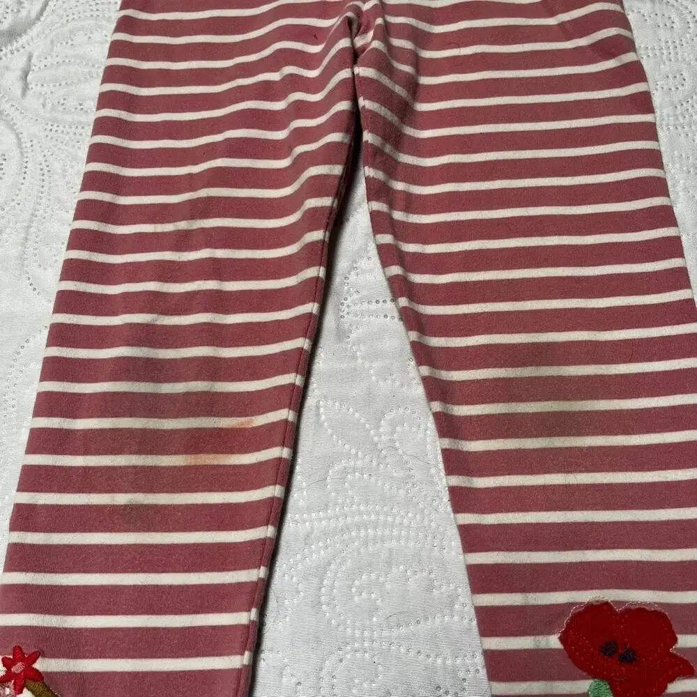 Mini Boden Guinea Pig Appliqué Leggings Size 5/6